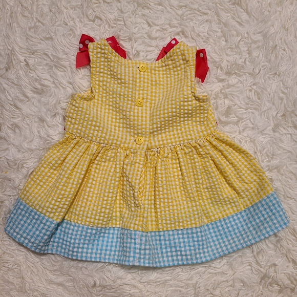 Gingham Summer Dress for Baby Girl - Picture 3 of 6
